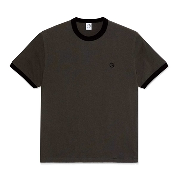 Polar Skate Co Ringer Tee Dirty Black / Black